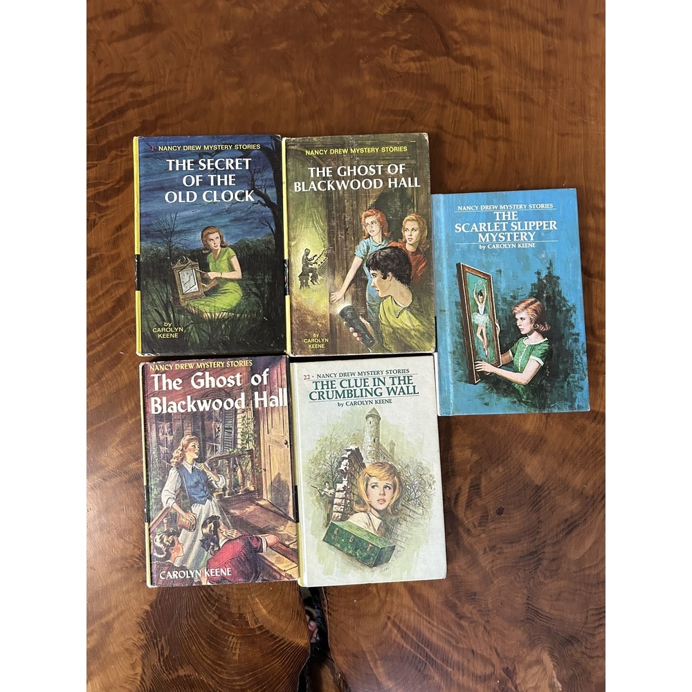 📚 Vintage Nancy Drew Mystery Stories – Set of 5 Hardcovers